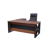 Modern Dark Brown Wood Manager Desk Proffice furniture